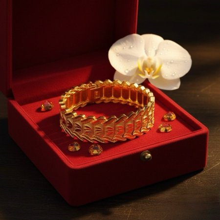 اسوارة مطلية بماء الذهب